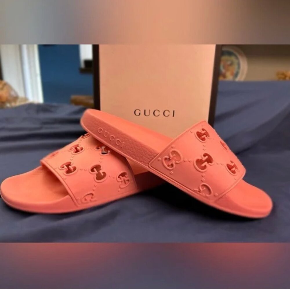 Gucci Poolside Slides, Women SZ 10